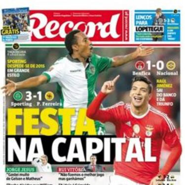 La prensa portuguesa destacó la labor de Raúl Jiménez
