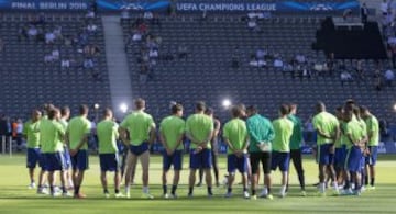 El último entrenamiento de los finalistas