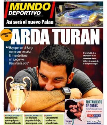 Portadas de la prensa mundial