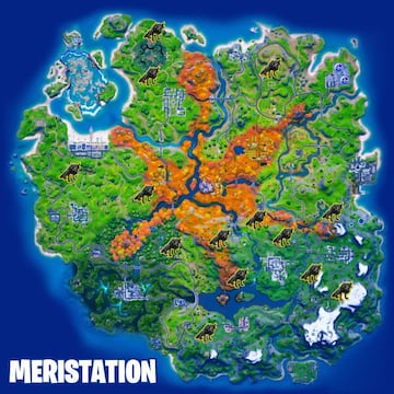 Todas las ubicaciones de lobos en la Temporada 6 de Fortnite