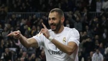 FELIZ. Karim ha celebrado 22 goles en esta campaña.