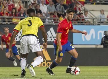 Las mejores imágenes del amistoso España vs Colombia