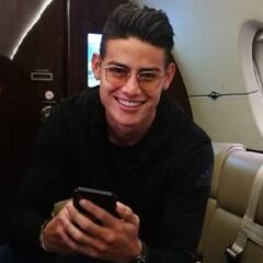 James ya está en Bogotá para unirse a la Selección Colombia