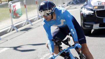 Mikel Landa, durante el Tour