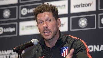 Diego Simeone, entrenador del Atl&eacute;tico de Madrid