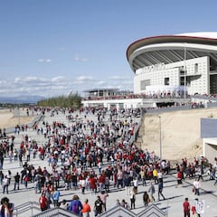 Derbi: comida y música en el Wanda desde cuatro horas antes