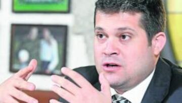 <b>¿DONDE ESTÁ? </b>Javier Martí tampoco estuvo ayer en la Liga.