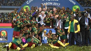 Camerún, campeón de la última Copa de África.