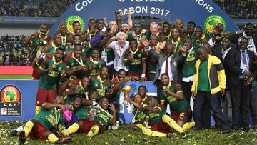 Camer&uacute;n, campe&oacute;n de la &uacute;ltima Copa de &Aacute;frica.