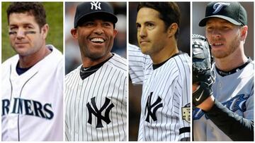 &Eacute;dgar Mart&iacute;nez, Mariano Rivera, Mike Mussina y Roy Halladay. 