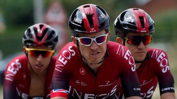 Geraint Thomas, líder de Ineos.