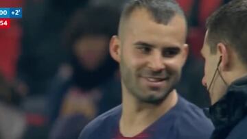 Jesé se ríe con el cuarto juez por entrar 73 segundos