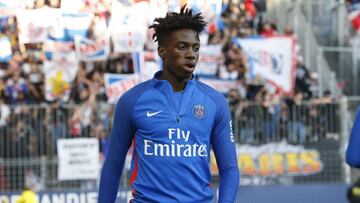 Timothy Weah, titular por primera vez con el PSG