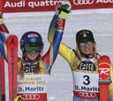 Shiffrin cumple pronósticos y arrolla en el eslalon