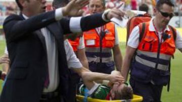 Muniain salió llorando.