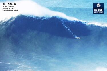 18 de enero del 2018 en Nazar - WSL Big Wave Awards.