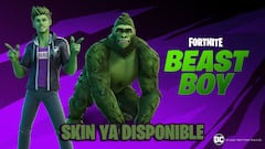 Fortnite: skin Chico Bestia/Beast Boy ya disponible; precio y contenidos
