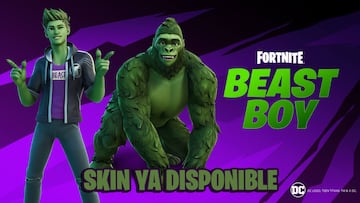 Fortnite: skin Chico Bestia/Beast Boy ya disponible; precio y contenidos