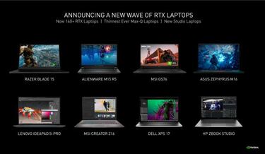 NVIDIA presenta nuevas laptops con GPUS RTX 3050 y RTX 3050 Ti