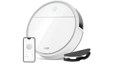 Robot aspirador de oferta en AliExpress en su p¨¢gina web.