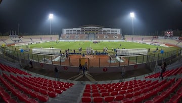 Entrenamiento de Espa&ntilde;a en el estadio Ta&#039;Qali de La Valeta.