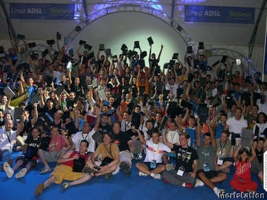 Concentración de Playstations en la Campus Party