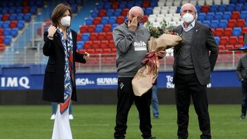 Zapico, con la presidenta Gorostiza