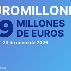 Euromillones: comprobar los resultados del sorteo de hoy, viernes 23 de enero