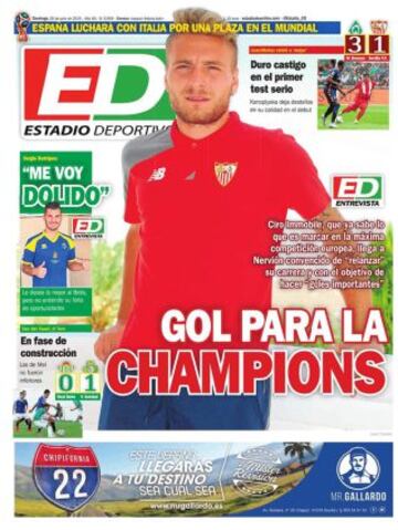 Portadas de la prensa deportiva