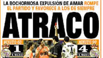 <b>SUPERDEPORTE</B>. Esta es la portada del diario "Superdeporte" el día después del Real Madrid 4-Valencia 1.