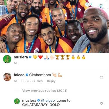 Muslera a Falcao Garcia: "Ven a Galatasaray"