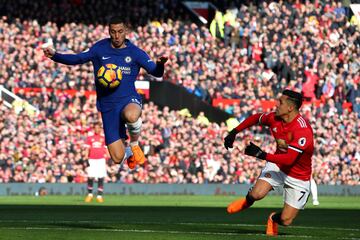 Así fue el partido de Alexis en el United-Chelsea