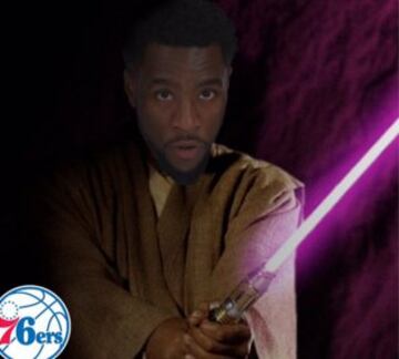 Tony Wroten en otra versión de Mace Windu, esta más combativa que la de Tolliver.