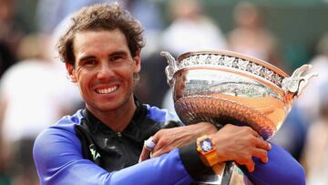 Tourbillon, el reloj irrompible de Rafa Nadal en Roland Garros que cuesta 800.000 euros