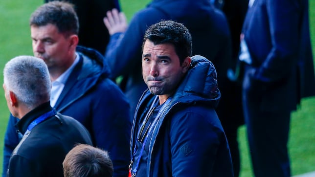 Deco, enfadado al preguntarle por la inscripción de Olmo: “Hablemos de cosas mejores...”