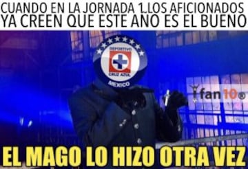 Cruz Azul ganó al arranque del Clausura 2017 para sorpresa de los memes