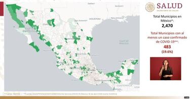 Muertos por Coronavirus en México al 17 de abril