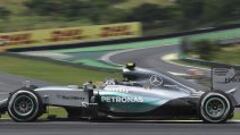 Nico Rosberg se impuso en Interlagos.