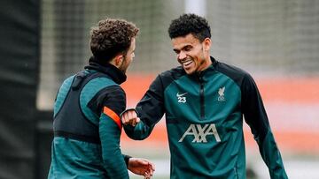 Diogo Jota, delantero de Liverpool, se mostró ilusionado por la llegada de Luis Díaz. El portugués señaló que tiene buenas referencias del colombiano