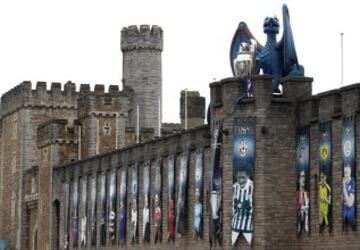 The Principality Stadium is getting ready to host the 2016/17 Champions League final between Juventus and Real Madrid on 3 June.