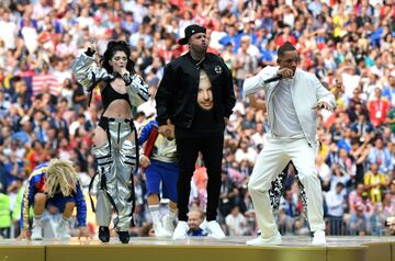 Era Istrefi, Will Smith y Nicky Jam cantaron Live it up, la canción oficial del Mundial de Rusia 2018.