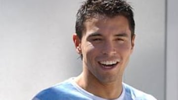 <B>FELIZ. </B>Saviola está encantado con su nueva etapa futbolística en el Real Madrid.