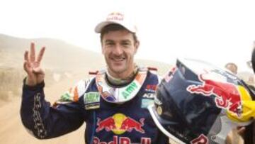 Marc Coma celebra su cuarto triunfo absoluto en el Dakar.