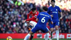 Así fue el partido de Alexis en el United-Chelsea