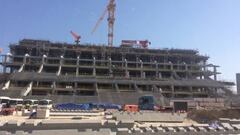 Visitamos las obras de uno de los estadios de Qatar 2022