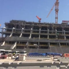 Visitamos las obras de uno de los estadios de Qatar 2022