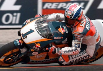 Mick Doohan con la Honda en 1998.