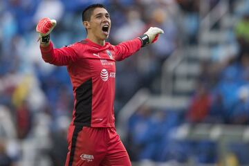Hugo González es el portero menos goleado del torneo. Apenas ha recibido 4 goles, lo que le pone en esta lista.