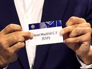 La papeleta del Real Madrid en un sorteo de Champions.
