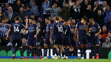 Brighton 1 - Manchester City 4: resumen de la Premier League